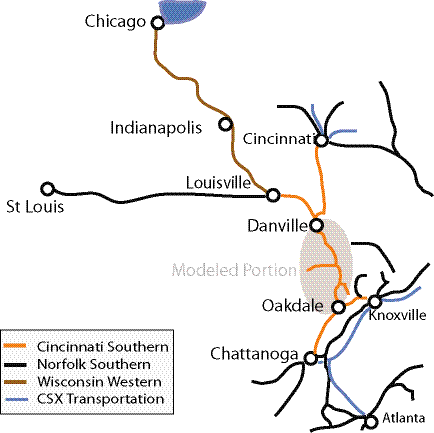 HISTORY: The line was originally built by the City of Cincinnati